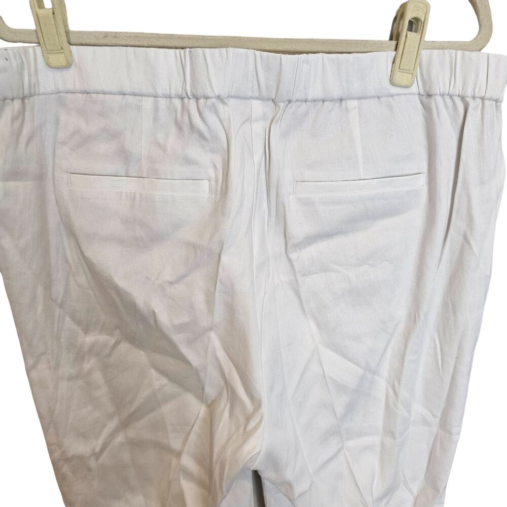J. Jill Womens Linen Blend Trousers Size XL Resortwear Travel Career Minimalist - Picture 8 of 9